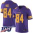 Nike Minnesota Vikings #84 Randy Moss Purple Mens Stitched NFL Limited Rush 100th Season Jersey