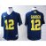 Michigan Wolverines 12 Devin Gardner Blue Big Ten Patch College Football NCAA Jerseys