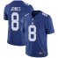 Nike New York Giants #8 Daniel Jones Royal Blue Team Color Mens Stitched NFL Vapor Untouchable Limited Jersey