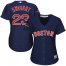 Boston Red Sox #23 Blake Swihart Navy Blue Alternate 2018 World Series Champions Womens Stitched MLB Jersey