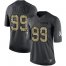 Nike Los Angeles Chargers #99 Jerry Tillery Black Mens Stitched NFL Limited 2016 Salute to Service Jersey