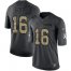Detroit Lions #16 Jared Goff Black Mens Stitched NFL Limited 2016 Salute to Service Jersey