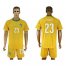Cote dlvoire #23 Mande Home Soccer Country Jersey