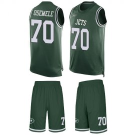 Nike New York Jets #70 Kelechi Osemele Green Team Color Mens Stitched NFL Limited Tank Top Suit Jersey