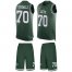 Nike New York Jets #70 Kelechi Osemele Green Team Color Mens Stitched NFL Limited Tank Top Suit Jersey