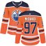 Adidas Edmonton Oilers #97 Connor McDavid Orange Home Authentic Womens Stitched NHL Jersey