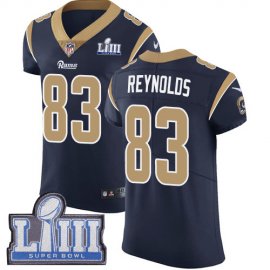 Nike Los Angeles Rams #83 Josh Reynolds Navy Blue Team Color Super Bowl LIII Bound Mens Stitched NFL Vapor Untouchable Elite Jersey