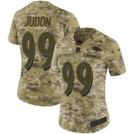 Nike Baltimore Ravens #99 Matthew Judon Camo Womens Stitched NFL Limited 2018 Salute To Service Jersey
