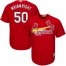 St.Louis Cardinals #50 Adam Wainwright Red Cool Base Stitched Youth MLB Jersey