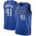 Mens Nike Dallas Mavericks #41 Dirk Nowitzki Royal NBA Swingman Icon Edition Jersey