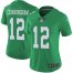 Nike Philadelphia Eagles #12 Randall Cunningham Green Womens Stitched NFL Limited Rush Jersey