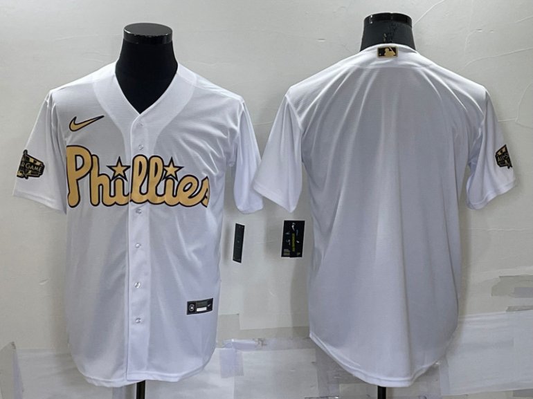 Phillies Blank White Nike 2022 MLB All Star Cool Base Jersey Phillies Blank White Nike 2022 MLB All Star Cool Base Jersey