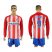Atletico Madrid #9 F.Torres Home Long Sleeves Soccer Club Jersey