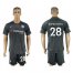 Chelsea #28 Azpilicueta Black Soccer Club Jersey