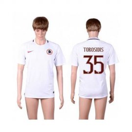 Roma #35 Torosidis Away Soccer Club Jersey