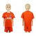 Juventus Blank Orange Goalkeeper Kid Soccer Club Jersey