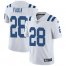 Nike Indianapolis Colts #28 Marshall Faulk White Mens Stitched NFL Vapor Untouchable Limited Jersey