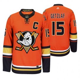 Anaheim Ducks #15 Ryan Getzlaf Mens 2019-20 Third Orange Alternate Stitched NHL Jersey