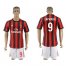 AC Milan #9 Lapadula Home Soccer Club Jersey