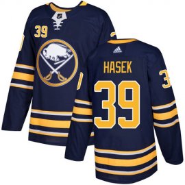 Adidas Buffalo Sabres #39 Dominik Hasek Navy Blue Home Authentic Stitched NHL Jersey