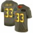 New York New York Jets #33 Jamal Adams NFL Mens Nike Olive Gold 2019 Salute to Service Limited Jersey