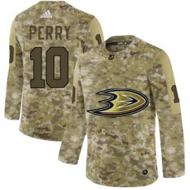 Adidas Anaheim Ducks #10 Corey Perry Camo Authentic Stitched NHL Jersey