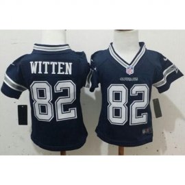 Toddler Nike Dallas Cowboys #82 Jason Witten Navy Blue Team Color Stitched NFL Elite Jersey