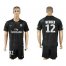 Paris Saint-Germain #12 Meunier Sec Away Soccer Club Jersey