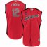 American League #12 Francisco Lindor Majestic Youth 2019 MLB All-Star Game Player Jersey Red