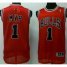 Chicago Bulls 1 Derrick Rose 2011 MVP Red Jersey Cheap