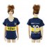 Womens Boca Juniors #10 Carlitos Home Soccer Club Jersey