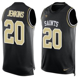 Nike New Orleans Saints #20 Janoris Jenkins Black Team Color Mens Stitched NFL Limited Tank Top Jersey