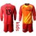 Chelsea #13 Caballero Red Goalkeeper Long Sleeves Kid Soccer Club Jersey