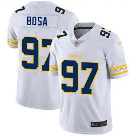 Nike Los Angeles Chargers #97 Joey Bosa White Mens Stitched NFL Limited Team Logo Fashion Jersey