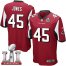 Nike Atlanta Falcons #45 Deion Jones Red Team Color Super Bowl LI 51 Youth Stitched NFL Elite Jersey