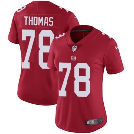 Nike New York Giants #78 Andrew Thomas Red Alternate Womens Stitched NFL Vapor Untouchable Limited Jersey