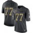 Nike Denver Broncos #77 Sam Jones Black Mens Stitched NFL Limited 2016 Salute to Service Jersey
