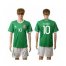 Mexico #10 Blanco Green Home Soccer Country Jersey