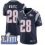 Nike New England Patriots #28 James White Navy Blue Team Color Super Bowl LIII Bound Mens Stitched NFL Vapor Untouchable Limited Jersey