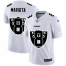 Las Vegas Raiders #8 Marcus Mariota White Mens Nike Team Logo Dual Overlap Limited NFL Jersey