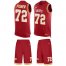 Nike Kansas City Chiefs #72 Eric Fisher Red Team Color Mens Stitched NFL Limited Tank Top Suit Jersey