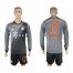 Bayern Munchen #17 Boateng Away Long Sleeves Soccer Club Jersey