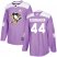 Adidas Pittsburgh Penguins #44 Erik Gudbranson Purple Authentic Fights Cancer Stitched NHL Jersey