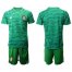 Belgium Blank Green Goalkeeper Soccer Country Jersey