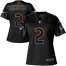 Nike New England Patriots #2 Brian Hoyer Black Womens NFL Fashion Game Jersey