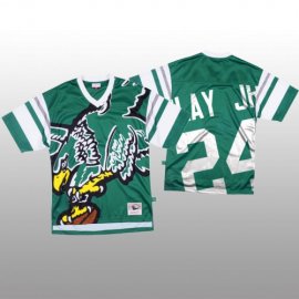NFL Philadelphia Eagles #24 Darius Slay Jr Green Mens Mitchell & Nell Big Face Fashion Limited NFL Jersey