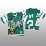 NFL Philadelphia Eagles #24 Darius Slay Jr Green Mens Mitchell & Nell Big Face Fashion Limited NFL Jersey