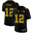 New England New England Patriots #12 Tom Brady Mens Nike Leopard Print Fashion Vapor Limited NFL Jersey Black