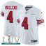 Nike San Francisco 49ers #4 Nick Mullens White Super Bowl LIV 2020 Rush Youth Stitched NFL Vapor Untouchable Limited Jersey
