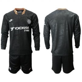 Chelsea Blank Third Long Sleeves Soccer Club Jersey